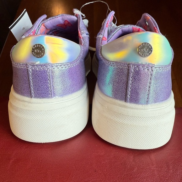 Madden NYC Shoes Iridescent Purple Kids Sneakers Runners Girls Size 3 - Picture 5 of 11